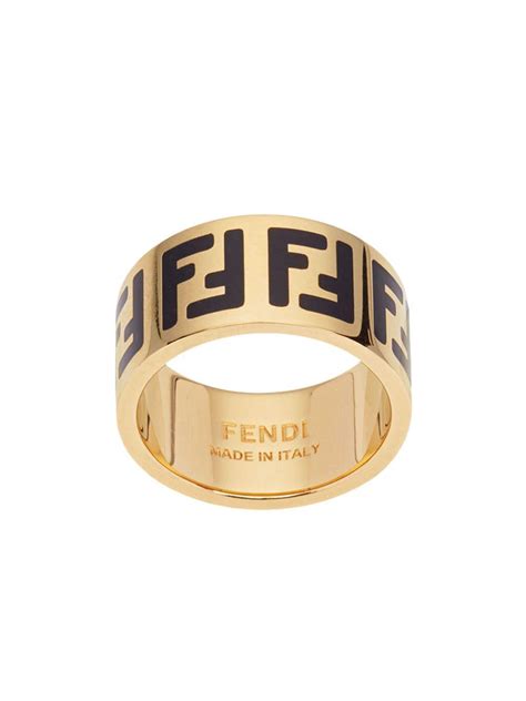 fendi ring womens gold